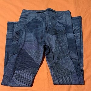 lululemon athletica Blue Patterned Leggings